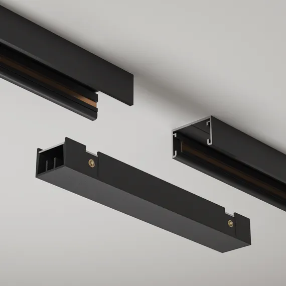 Коннектор питания прямой Basity, черный Technical tra172ipc-1b