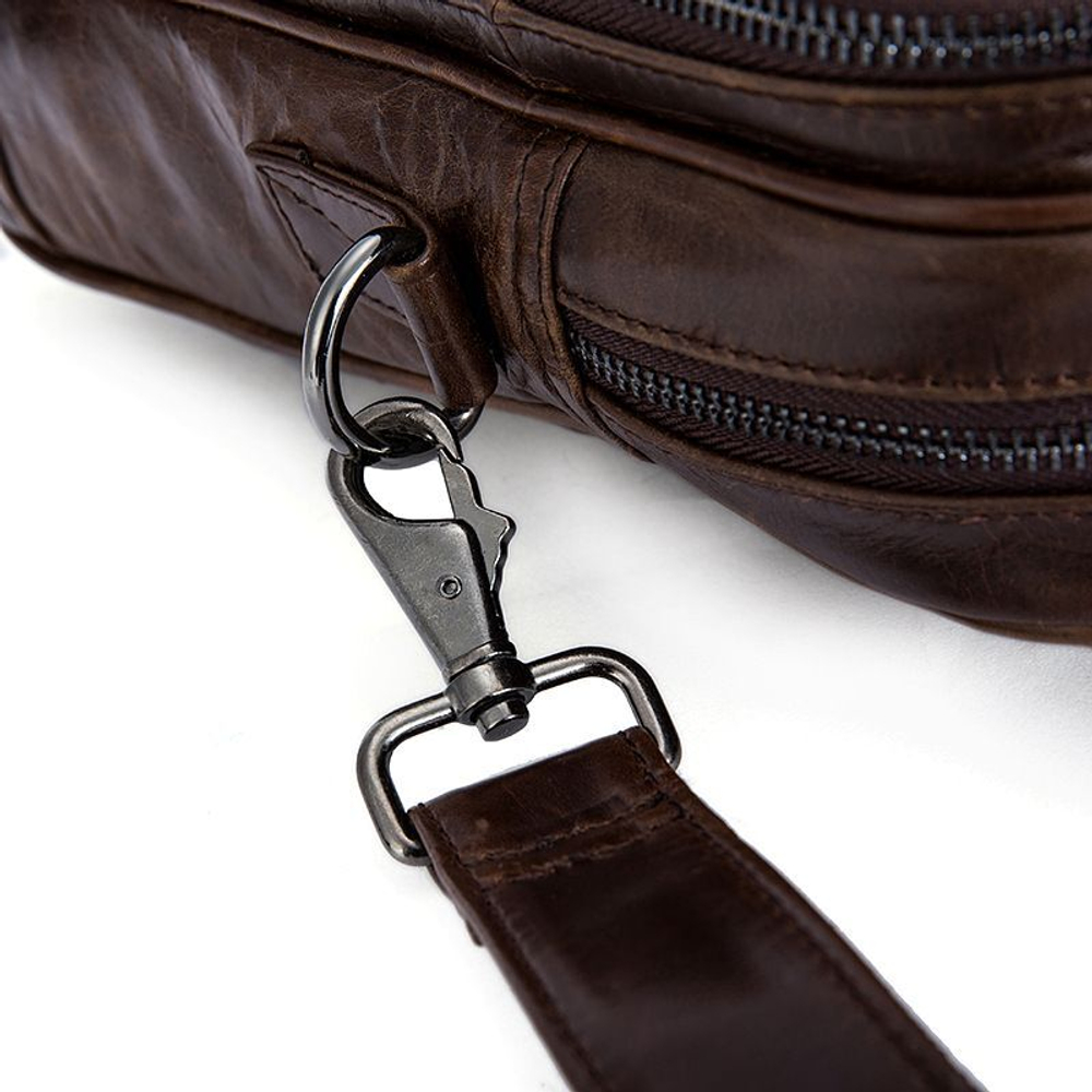 сумка-портфель из натуральной кожи для ноутбука 15 дюймов