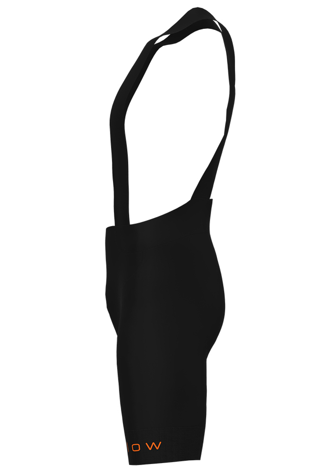 ВЕЛОШОРТЫ МУЖСКИЕ ELITE LR – BIB SHORTS | BLACK ORANGE