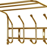 Вешалка настенная 405*265*245мм (4 крючка) золотой ВП4/З