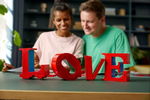 LEGO Art 31214 «LOVE — Любовь» — арт-панно из деталей LEGO для интерьера