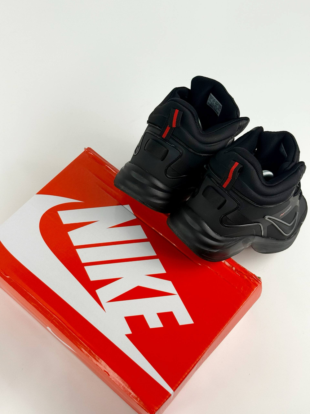 Кроссовки Nike с мехом #B71 (черн.)