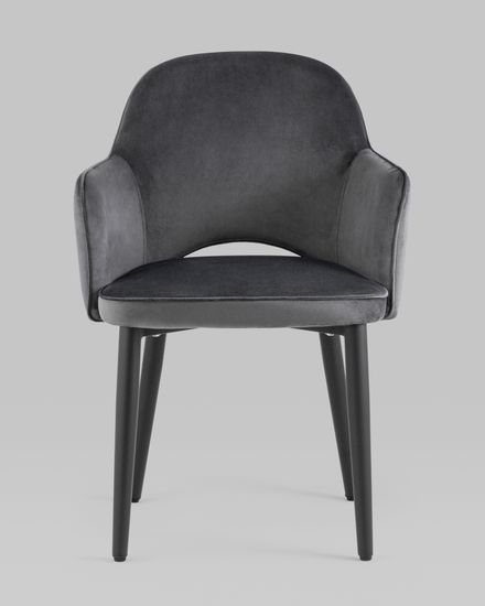 Стул Венера NEW, велюр серый NP