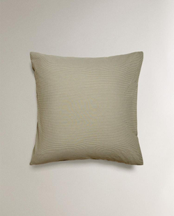 ZARA HOME НАВОЛОЧКА В ПОЛОСКУ, ЗЕЛЕНЫЙ