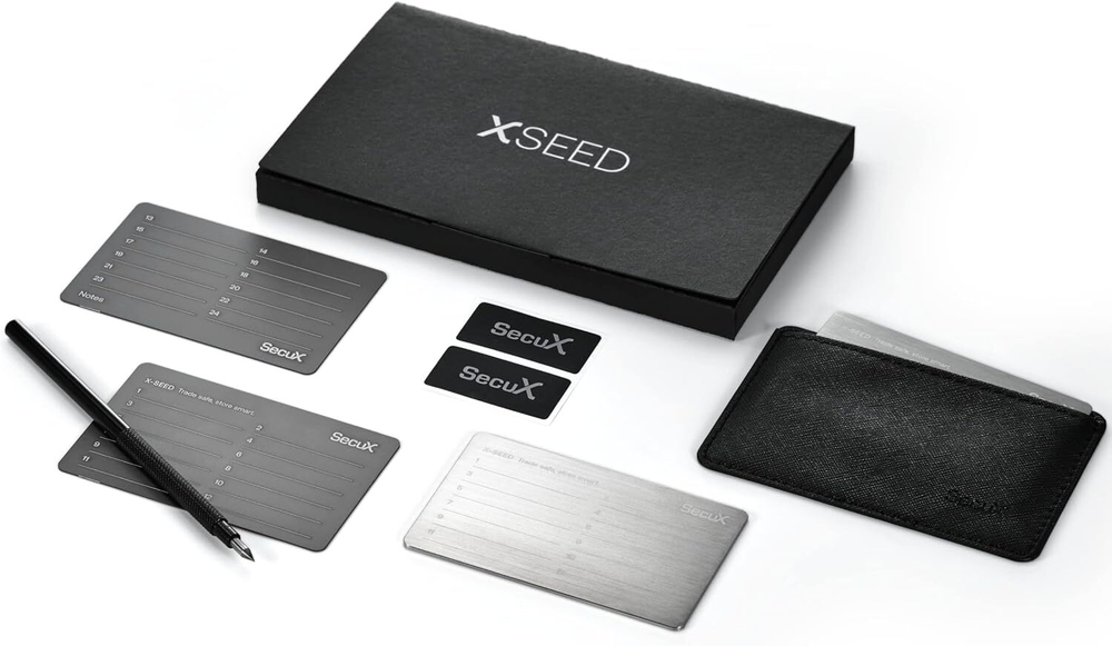 SecuX XSEED — Металлическая пластина для защиты сид-фразы криптокошелька