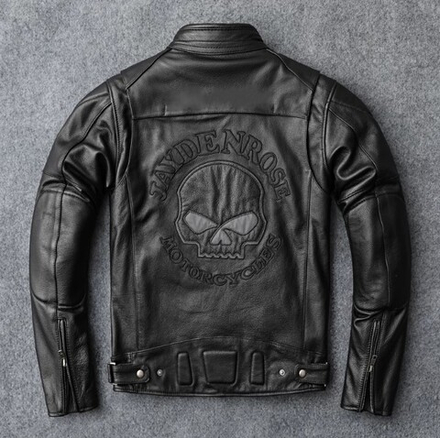 Мотокуртка jackdenrose кожа 6XL (с эмблемой)