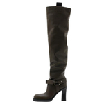 Burberry Stirrup Over the knee Boots 8.5cm Women"s Brown