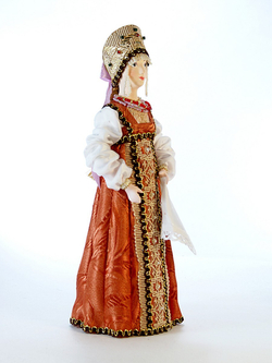 Кукла коллекционная Девушка в русском народном костюме