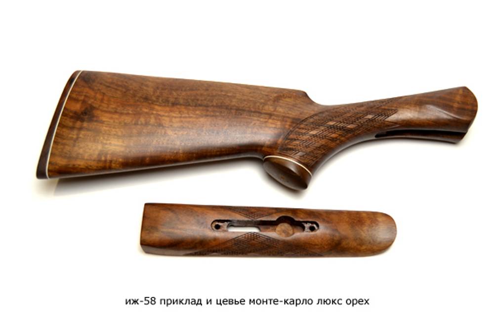 иж-58 приклад и цевье монте-карло люкс орех