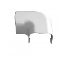 Поворот 90 градусов для кабель канала "Арктика" 74х55мм Ruvinil белый (1 шт.)