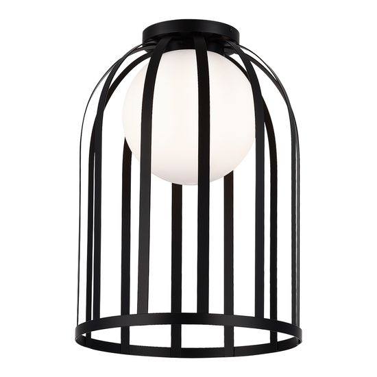 SL6129.402.01 Светильник потолочный ST-Luce Черный/Белый E27 1*60W NORDIC