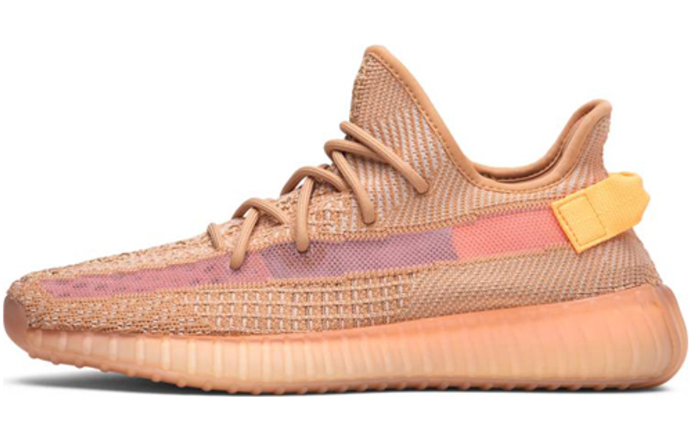 Adidas originals Yeezy Boost 350 V2 laterite "Clay" fabric low-cut casual shoes for men and women with the same style America limited