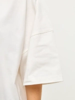 Футболка удлиненная с разрезами оверсайз