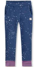 Трикотажные брюки из органического хлопка Sanetta со звездочками
