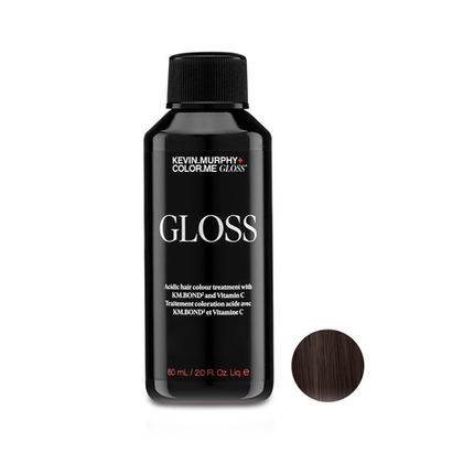 Полуперманентный гелевый краситель c кислым pH Gloss Acidic /Color.Me Gloss  5.71 / 5chA LIGHT.BROWN.CHOCOLATE.ASH, 60 мл
