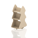 Поворотная книжная полка Елочка серия СКАНДИК