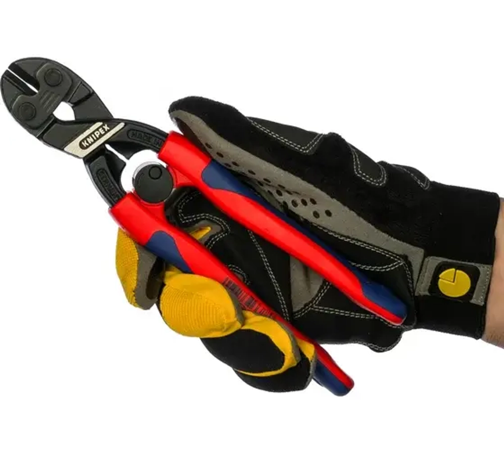 KNIPEX CoBolt болторез, пружина, с выемкой, L-200 мм,рез: провол. мягк. d 6 мм, ср. d 5.2 мм, тв. d , шт