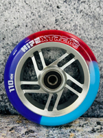 Колесо HIPExtreme H5 mix 110*24 мм, серебро/розовый/голубой/фиолетовый