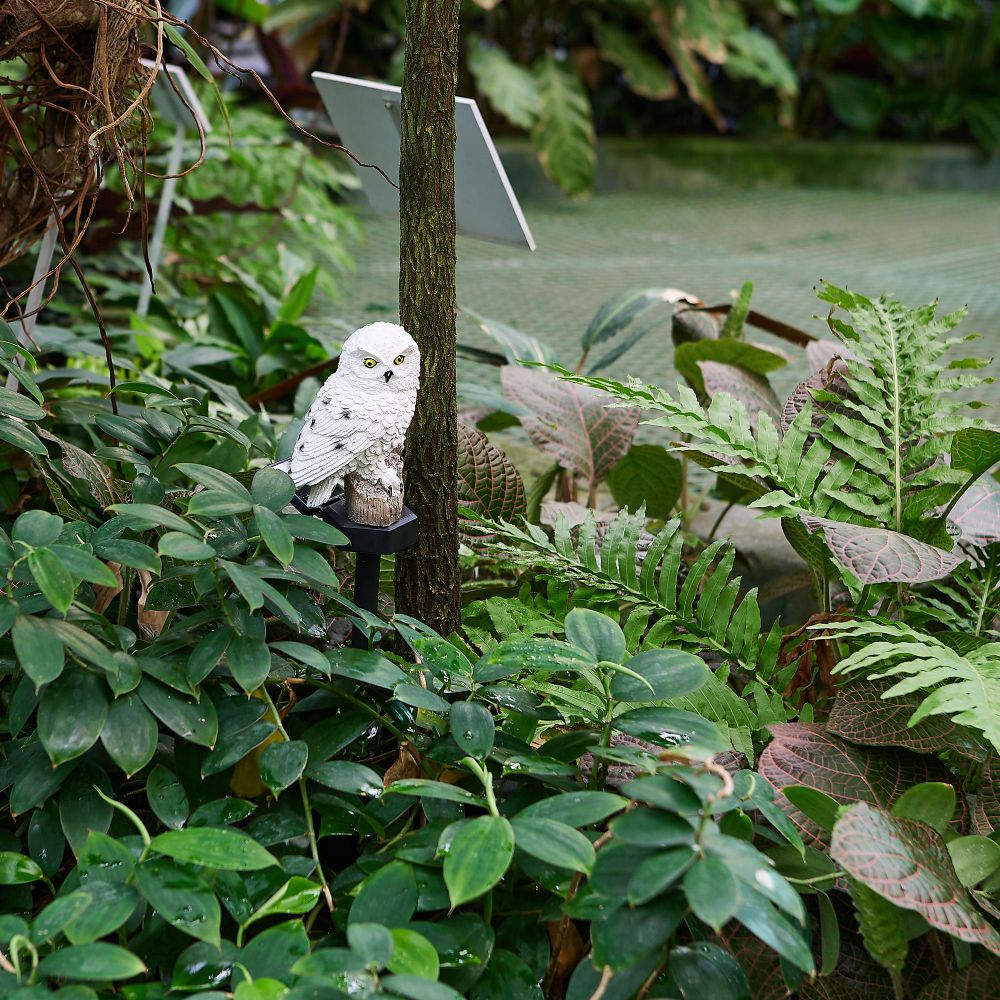 USL-S-823-PM290 POLAR OWL Садовый светильник на солнечной батарее Полярная сова. 1 светодиод. Теплый белый свет. 1xАA Ni-Mh аккумулятор в-к. IP44. TM Uniel