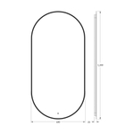 Зеркало Defesto LED 31W теплый свет AURA 60Х120 см
