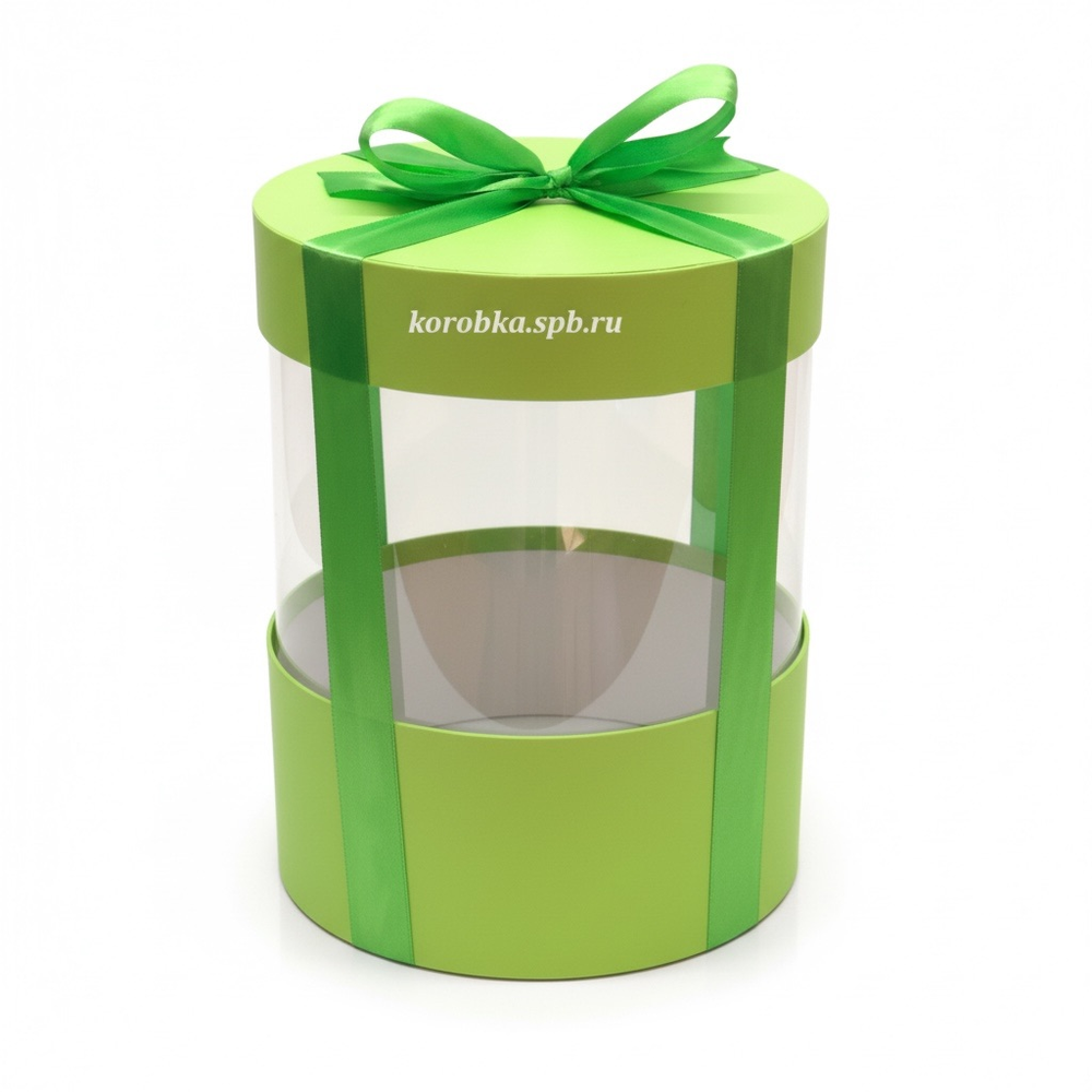 Коробка аквариум 16 см Цвет : Зеленый .