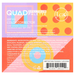 J.Cat Beauty, QUAD Spectrum, корректор цвета лица, QSP103, 6 г (0,21 унции)