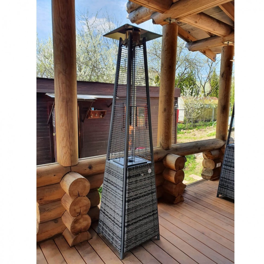 Уличный газовый обогреватель 13I Rotang Gray + Чехол