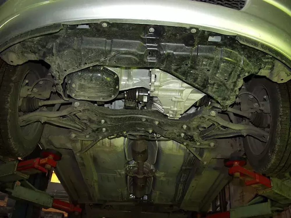 Защита картера и КПП Sheriff для Toyota Vitz 1999-2005 арт.24.0427