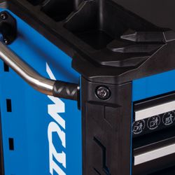 KING TONY (87SQ33-7B-BK) Тележка инструментальная, 7 выдвижных ящиков, «SQUAD», широкая