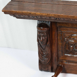 Резная настенная вешалка из массива дерева