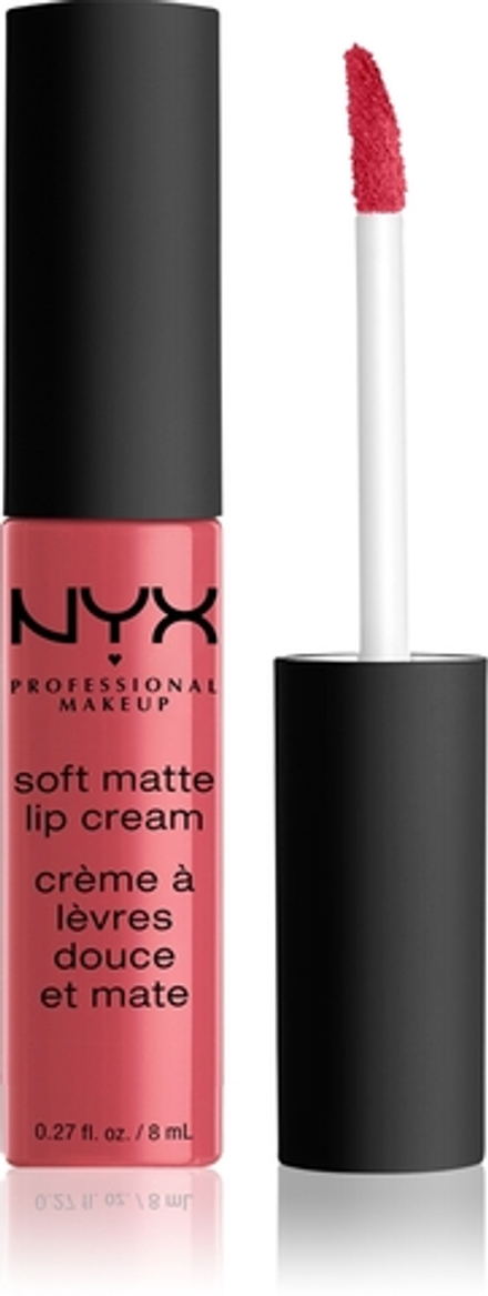 NYX Professional Makeup Soft Matte Lip Cream - Легкая матовая жидкая помада оттенок 08 San Paulo, 8 ml