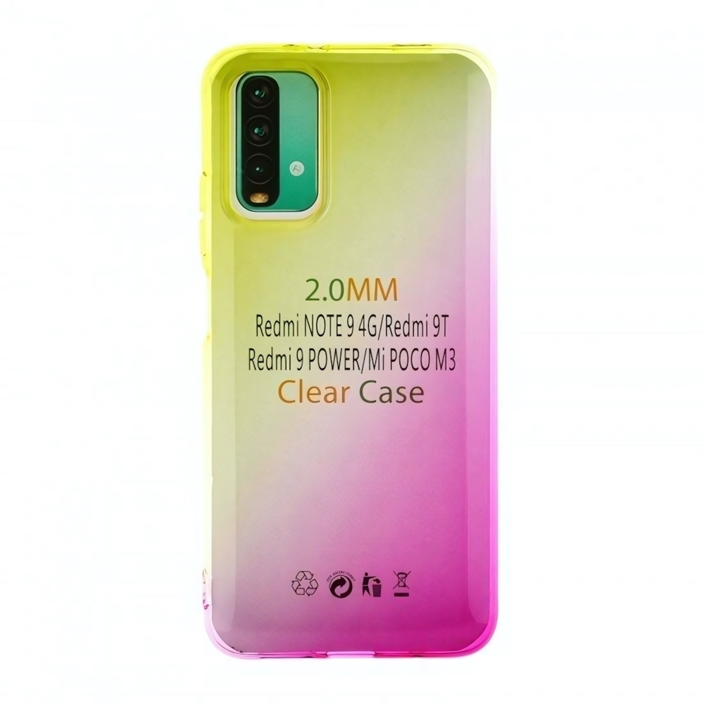 Чехол для Xiaomi Poco M3 Градиент, ТПУ, 012965
