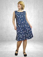 0141 Домашний сарафан с боковыми карманами (56)