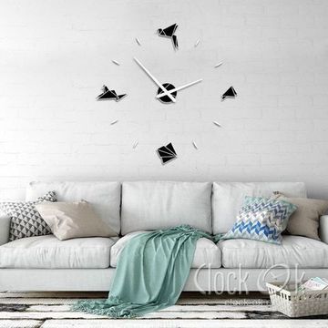 Настенные 3D часы Origami