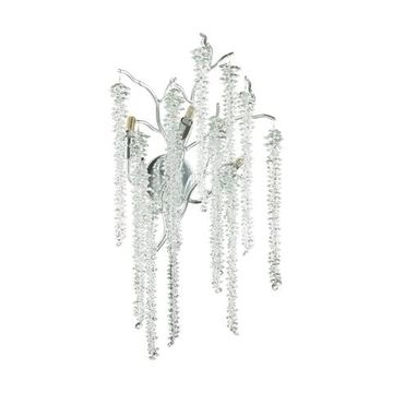 5004/3W HALL ODL23 637 серебристый/прозрачный металл/хрусталь Бра G9 3*40W BANCHE