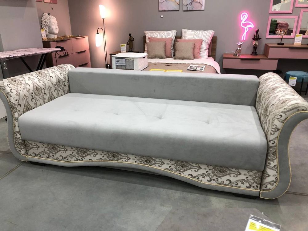 Диван "Палермо" (Ultra smoke/Армани-2602, 3 категория),