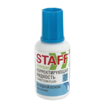 Корректирующая жидкость "Everyday" 20мл. с кисточкой, на водной основе (STAFF)