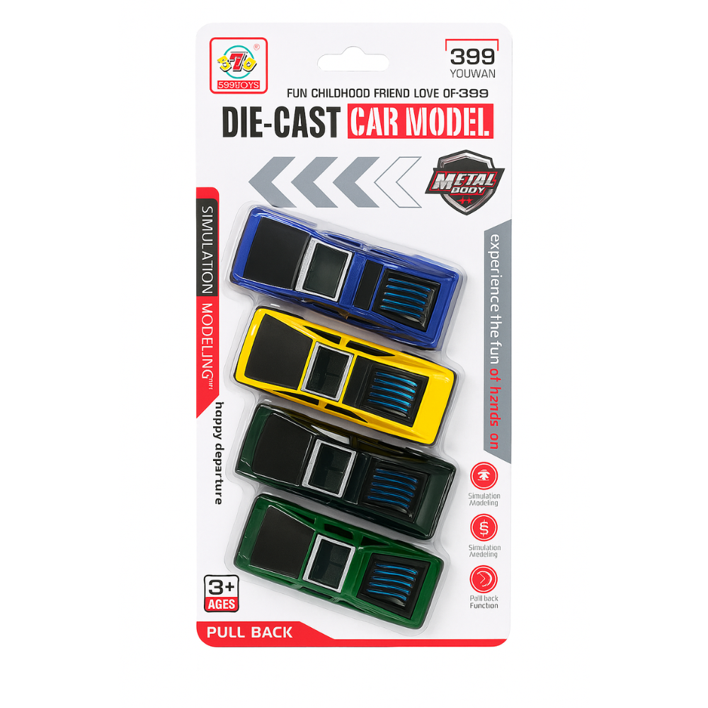 Набор литых машин Die-Cast