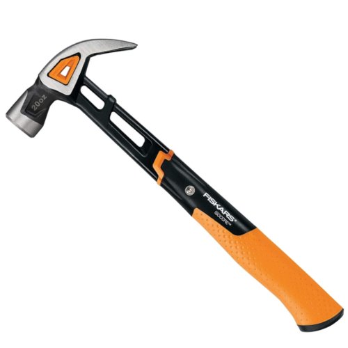 Молоток Fiskars с загнутым гвоздодёром  L20oz/13.5   1027203