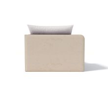 Кровать подростковая 180х90 см с бортиком и ящиком (беж Беверли)