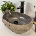 Раковина из речного камня RS-75360  42*30*14 0861