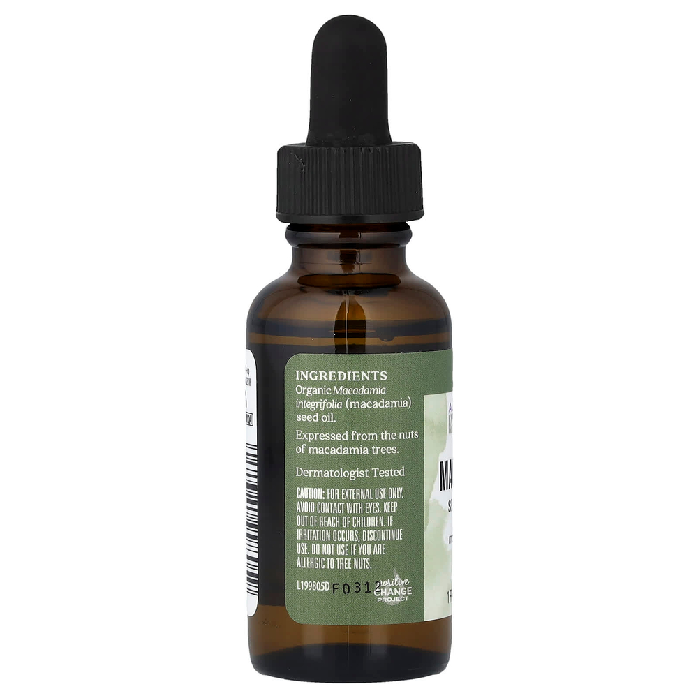 Aura Cacia, масло для ухода за кожей, органическая макадамия, 30 мл (1 жидк. унция)