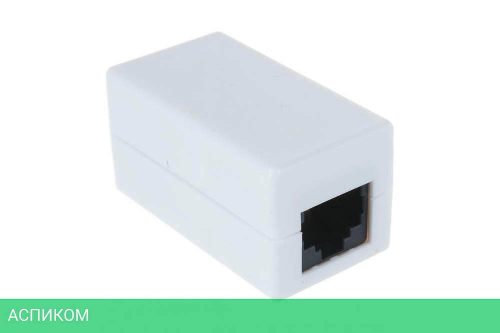 Соединитель 2-х портов RJ-45, неэкранированный, категории 5е арт. TWT-CP45UTP5E