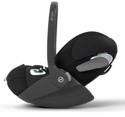 Коляска 3 в 1 Cybex Priam IV Matt Black complete и автокресло Cloud T i-Size Sepia Black Plus Cozy Beige