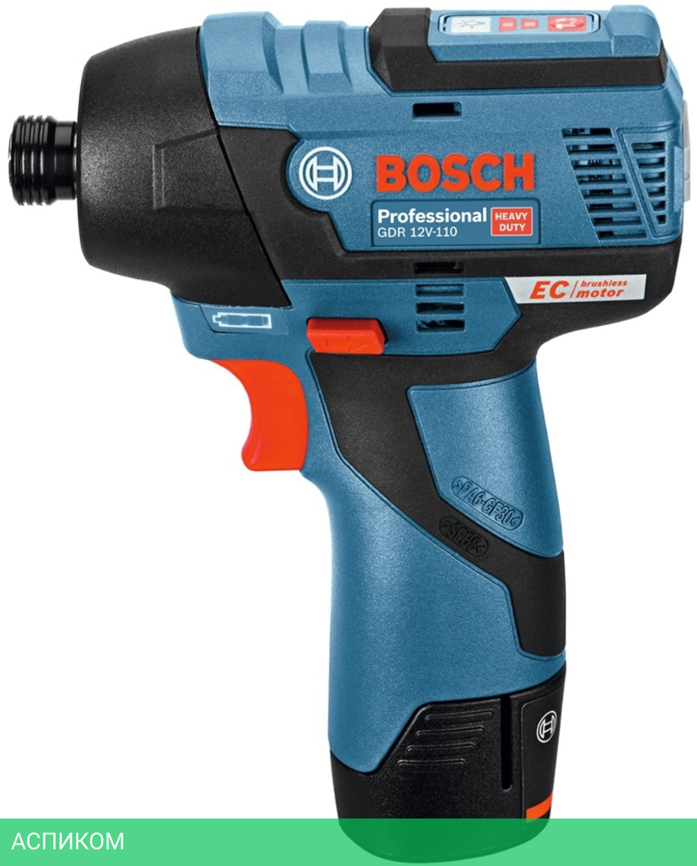 Гайковерт Bosch GDR 12V-110 Professional без АКБ (06019E0002)