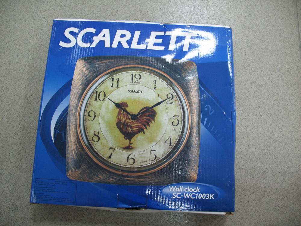 Часы Scarlett SC-WC1003K