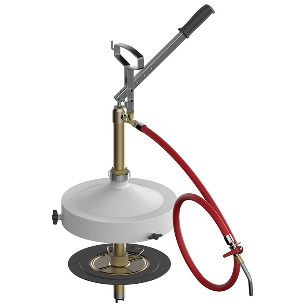 Ручной комплект для перекачки смазки из бочек 12-30 кг, диаметр 300-330 мм, ECODORA (Италия)