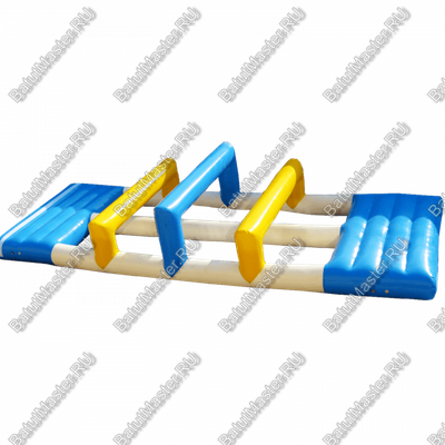 Модуль водного парка «Бревно с препятствием», 11×2×2 м