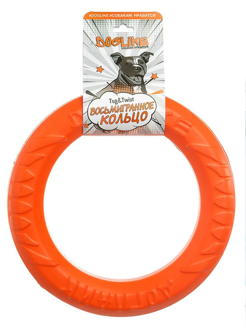 Кольцо для собак Dog Like 8-ми гранное, среднее, 26.5 см