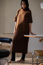 Описание по вязанию платья спицами "Woolfolk"